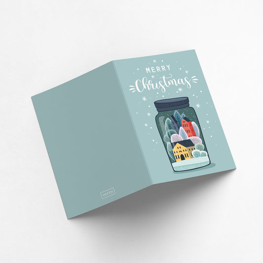 Grußkarte - Weihnachten / Glas