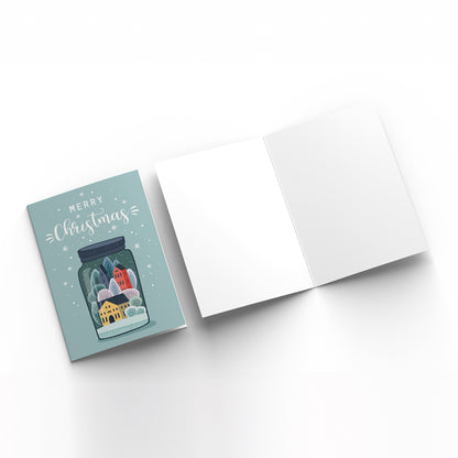 Grußkarte - Weihnachten / Glas